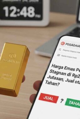 Harga Emas Pegadaian Stagnan di Rp2,9 Jutaan, Jual atau Tahan?