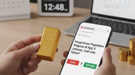 Harga Emas Pegadaian Stagnan di Rp2,9 Jutaan, Jual atau Tahan?