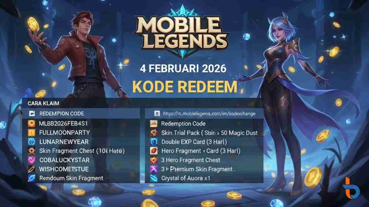 Cepat Klaim! Daftar Kode Redeem Mobile Legends 4 Februari 2026 Sebelum ...