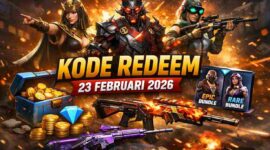 Kode Redeem Free Fire 23 Februari 2026: Berburu Bundle Langka dan Skin Senjata Gratis (Foto: AI)