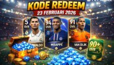 Kode Redeem FC Mobile 23 Februari 2026: Amankan Pemain OVR Tinggi dan Gems Gratis (Foto: AI)