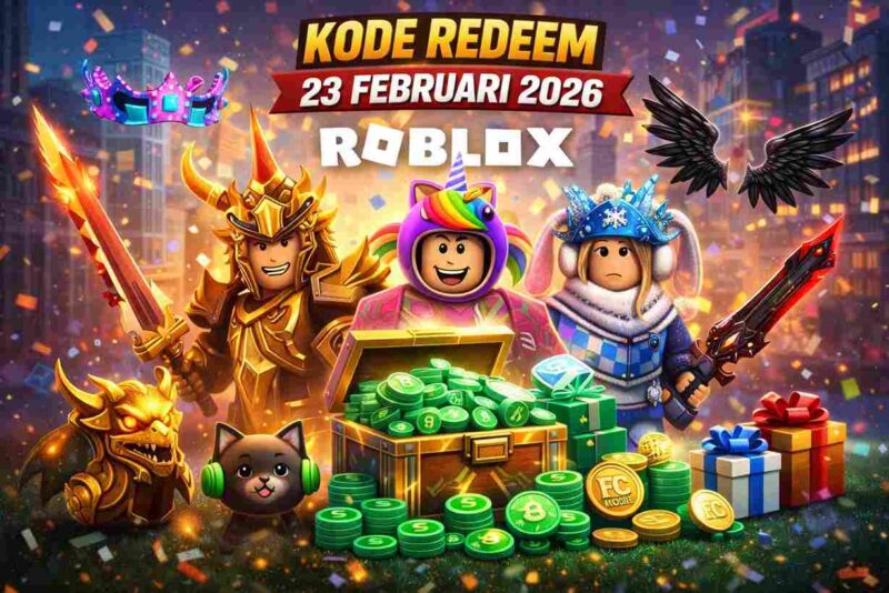 Kode Redeem Roblox 23 Februari 2026: Koleksi Aksesori Langka dan Item Gratis Terupdate (Foto: AI)