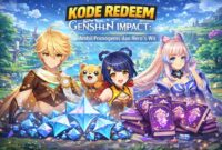 Kode Redeem Genshin Impact 23 Februari 2026: Ambil Primogems dan Hero’s Wit (Foto: AI)