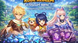 Kode Redeem Genshin Impact 23 Februari 2026: Ambil Primogems dan Hero’s Wit (Foto: AI)