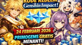 Kode Redeem Genshin Impact 24 Februari 2026: Primogems Gratis Menanti! (Foto: AI)