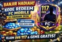 Banjir Hadiah! Kode Redeem FC Mobile 25 Februari 2026: Klaim OVR 117 dan Gems Gratis