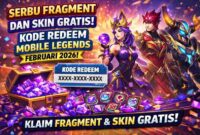 Serbu Fragment dan Skin Gratis! Kode Redeem Mobile Legends 25 Februari 2026