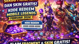 Serbu Fragment dan Skin Gratis! Kode Redeem Mobile Legends 25 Februari 2026