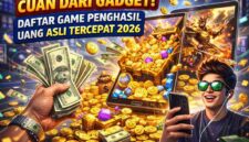 Cuan dari Gadget! Daftar Game Penghasil Uang Asli Tercepat 2026 (Foto: AI)