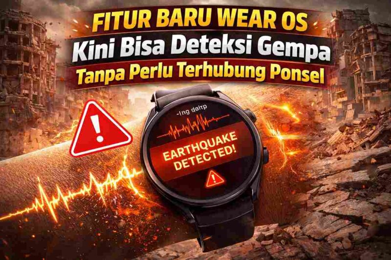 Fitur Baru Wear OS Kini Bisa Deteksi Gempa Tanpa Perlu Terhubung Ponsel (Foto: AI)