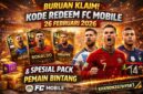 Buruan Klaim! Kode Redeem FC Mobile 26 Februari 2026 Spesial Pack Pemain Bintang (Foto: AI)