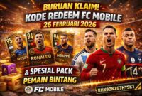 Buruan Klaim! Kode Redeem FC Mobile 26 Februari 2026 Spesial Pack Pemain Bintang (Foto: AI)