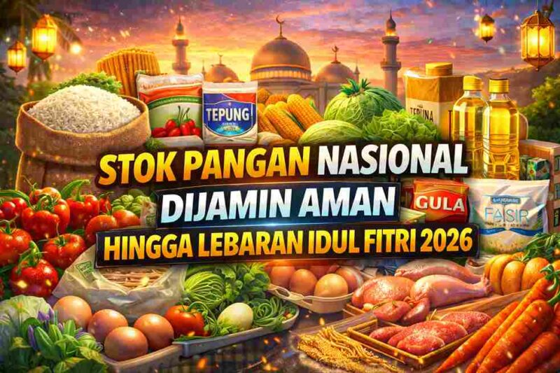 Stok Pangan Nasional Dijamin Aman Hingga Lebaran Idul Fitri 2026