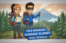 Ilustrasi Pendakian Gunung Slamet (Foto: AI)