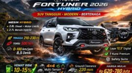 Bocoran Toyota Fortuner 2026 Hybrid: Era Baru SUV Tangguh yang Lebih Irit BBM (Foto: klikinaja.com)