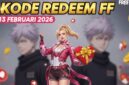 Update Kode Redeem Free Fire 13 Februari 2026: Banjir Hadiah Valentine