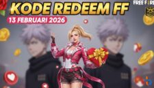 Update Kode Redeem Free Fire 13 Februari 2026: Banjir Hadiah Valentine