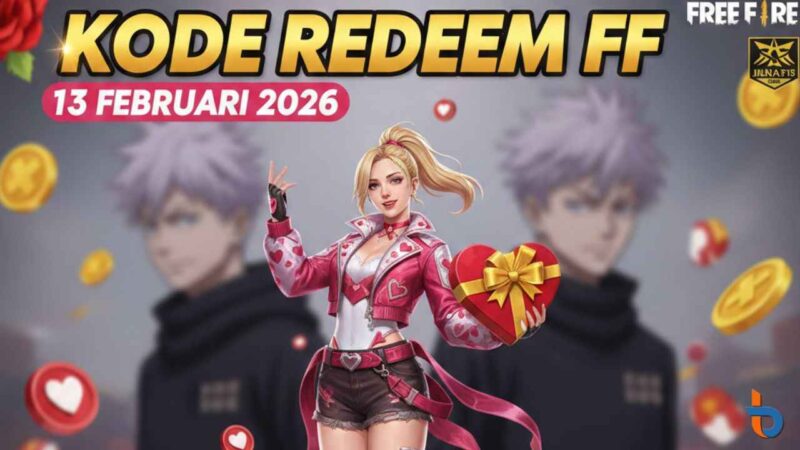 Update Kode Redeem Free Fire 13 Februari 2026: Banjir Hadiah Valentine