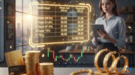 Harga Emas Perhiasan 15 Februari 2026: Saatnya Beli atau Jual? (Foto: AI)