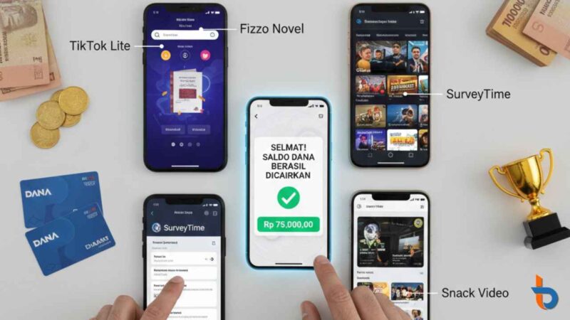 Daftar Aplikasi Penghasil Saldo DANA 2026 yang Terbukti Membayar Cepat! (Foto: AI)
