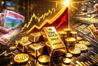 Harga Emas Antam Melonjak Tajam Rp28.000, Simak Rincian Terbarunya Hari Ini (Foto: AI)