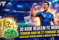 Klaim 30 Kode Redeem FC Mobile 27 Februari 2026, Dapatkan Pemain Ikonik dan Ribuan Gems Gratis! (Foto: AI)