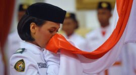 Panduan Lengkap Seleksi Paskibraka Kabupaten/Kota 2026 (ANTARA FOTO/Yudhi Mahatma)