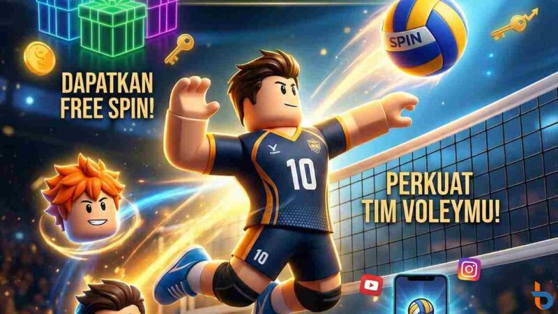 Daftar Kode Redeem Volleyball Legends Roblox Februari 2026: Klaim Spin Gratis Sekarang! (Foto: AI)