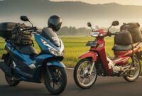 Rekomendasi Motor Bekas Tangguh untuk Mudik Lebaran 2026, Irit dan Nyaman (Foto: AI)