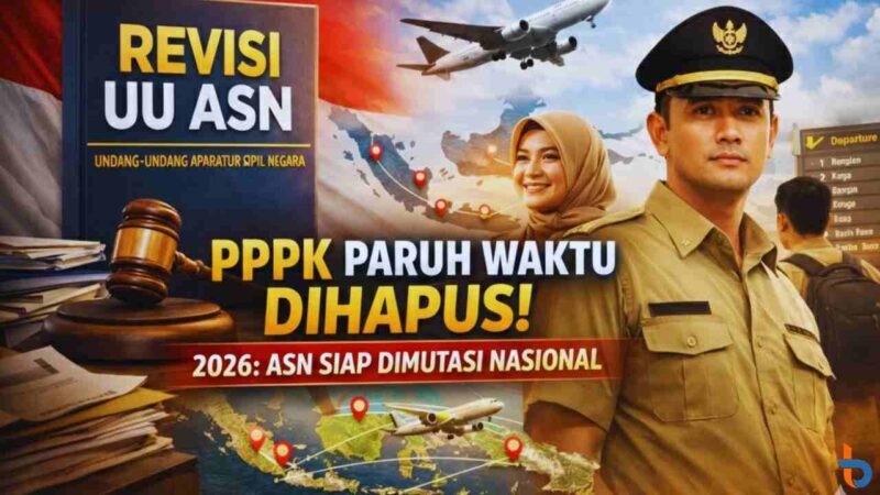 Revisi UU ASN Terbaru: Syarat Alih Status Penuh Waktu dan Aturan Mutasi Nasional (Foto: AI)