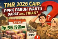 THR ASN 2026 Cair Awal Ramadan, Simak Nasib PPPK Paruh Waktu 