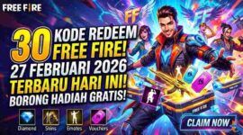 30 Kode Redeem Free Fire 27 Februari 2026 Terbaru Hari Ini, Borong Hadiah Gratis! (Foto: AI)
