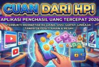 Modal HP Doang! Rekomendasi Aplikasi Penghasil Saldo DANA Gratis yang Aman dan Resmi (Foto: AI)