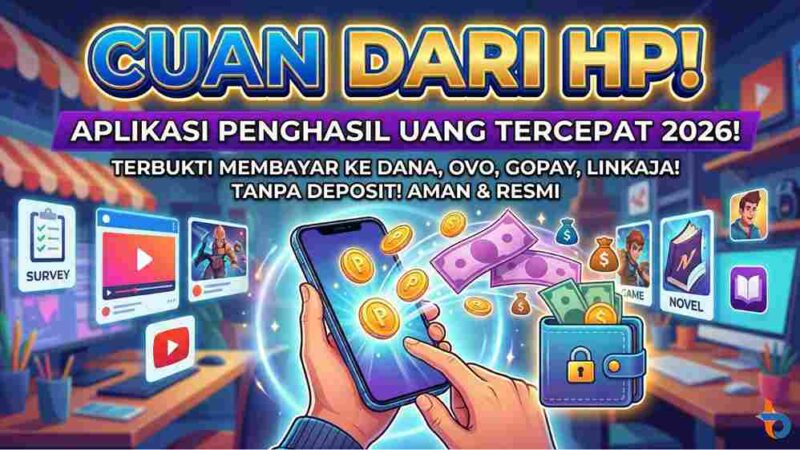 Modal HP Doang! Rekomendasi Aplikasi Penghasil Saldo DANA Gratis yang Aman dan Resmi (Foto: AI)