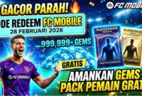 Gacor Parah! Kode Redeem FC Mobile 28 Februari 2026: Amankan Gems dan Pack Pemain Gratis (Foto: AI)