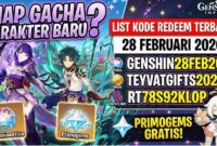 Siap Gacha Karakter Baru? Cek List Kode Redeem Genshin Impact Terbaru 28 Februari 2026 (Foto: AI)