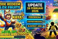Auto Kaya & Level Up Cepat: Kode Redeem Blox Fruits Update 28 Februari 2026 (Foto: AI)