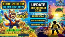 Auto Kaya & Level Up Cepat: Kode Redeem Blox Fruits Update 28 Februari 2026 (Foto: AI)