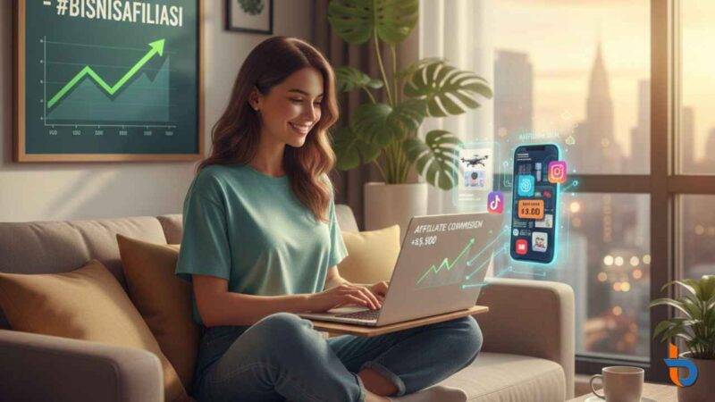 Ilustrasi. Cara Sukses Bisnis Afiliasi dari Rumah: Strategi Cuan Tanpa Modal