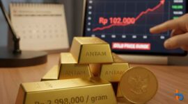 Harga Emas Antam Melejit Rp102 Ribu, Selangkah Lagi Tembus Rekor Rp3 Juta per Gram
