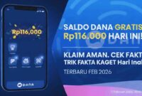 Klaim Saldo DANA Gratis Rp116.000 Hari Ini? Cek Fakta dan Cara Aman Mendapatkannya