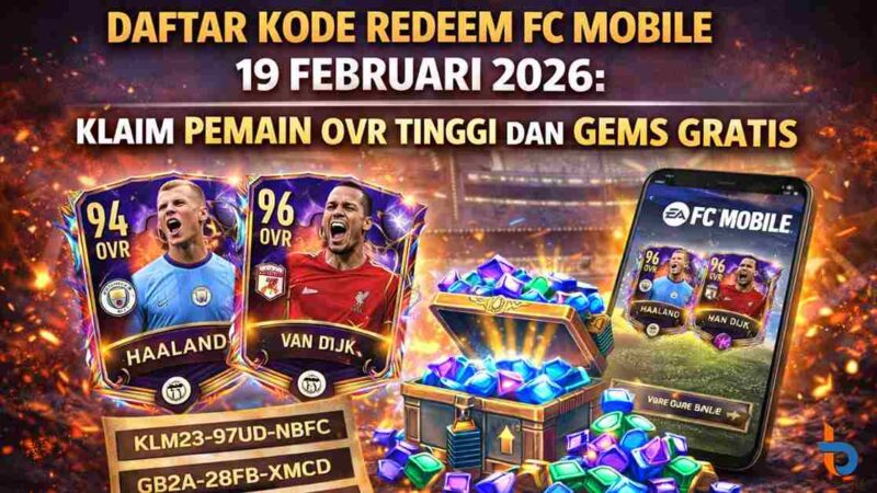 Daftar Kode Redeem FC Mobile 19 Februari 2026: Klaim Pemain OVR Tinggi dan Gems Gratis (Foto: AI)