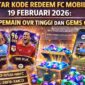 Daftar Kode Redeem FC Mobile 19 Februari 2026: Klaim Pemain OVR Tinggi dan Gems Gratis (Foto: AI)