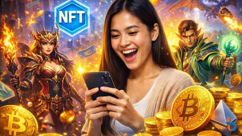 Daftar Game MMORPG dan NFT Penghasil Uang Terpopuler, Cuan Melimpah! (Foto: AI)