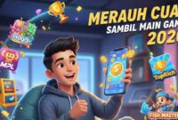 Meraup Cuan Sambil Main Game: Daftar Aplikasi Penghasil Uang Terbaik 2026 (Foto: AI)