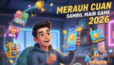 Meraup Cuan Sambil Main Game: Daftar Aplikasi Penghasil Uang Terbaik 2026 (Foto: AI)