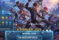 Segera Klaim! Kode Redeem Mobile Legends 6 Februari 2026: Banjir Fragmen dan Skin Gratis