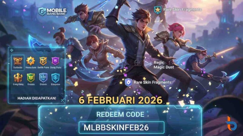 Segera Klaim! Kode Redeem Mobile Legends 6 Februari 2026: Banjir Fragmen dan Skin Gratis