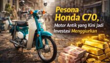 Pesona Honda C70, Motor Antik yang Kini Jadi Investasi Menggiurkan (Foto: AI)