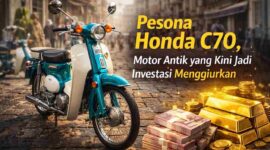 Pesona Honda C70, Motor Antik yang Kini Jadi Investasi Menggiurkan (Foto: AI)